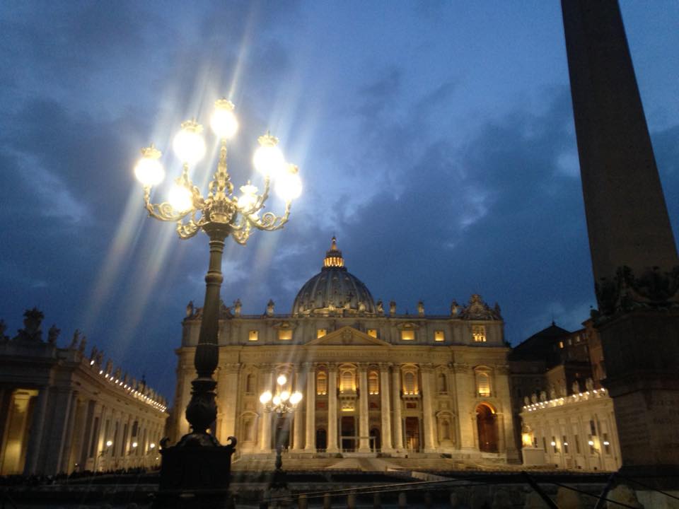 Vatican at night